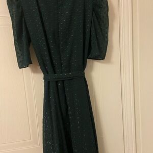 Tommy Hilfiger Elegant Dark Green Dress